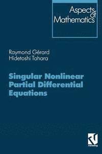 bokomslag Singular Nonlinear Partial Differential Equations