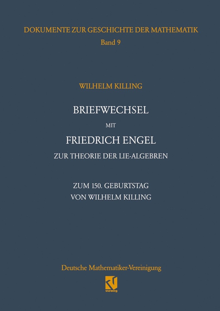 Wolfgang Hein - Briefwechsel mit Friedrich Engel zur Theorie der Lie-Algebren, Häftad