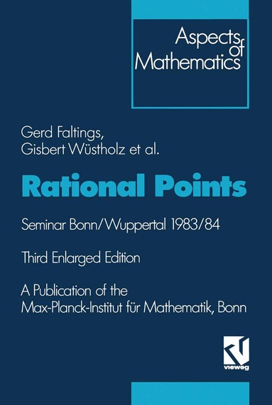 Gerd Faltings, Gisbert Wüstholz - Rational Points, Häftad
