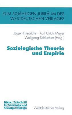 bokomslag Soziologische Theorie und Empirie