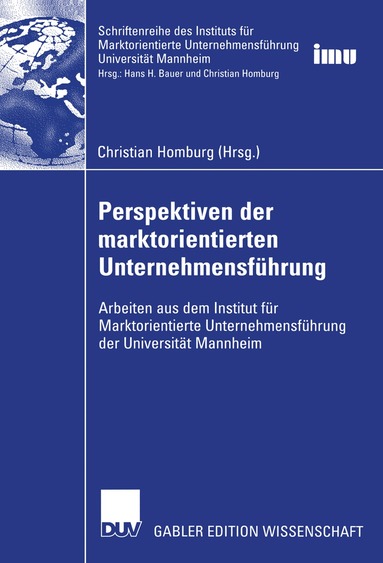 Christian Homburg - Perspektiven der marktorientierten Unternehmensführung, Häftad