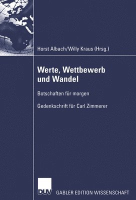 bokomslag Werte, Wettbewerb und Wandel