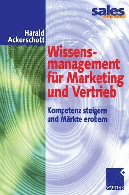 bokomslag Wissensmanagement fr Marketing und Vertrieb