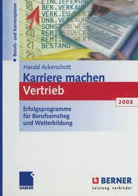 bokomslag Karriere machen Vertrieb 2003