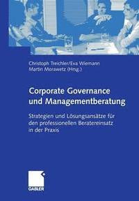 bokomslag Corporate Governance und Managementberatung