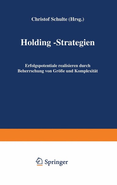 Christof Schulte - Holding-Strategien, Häftad