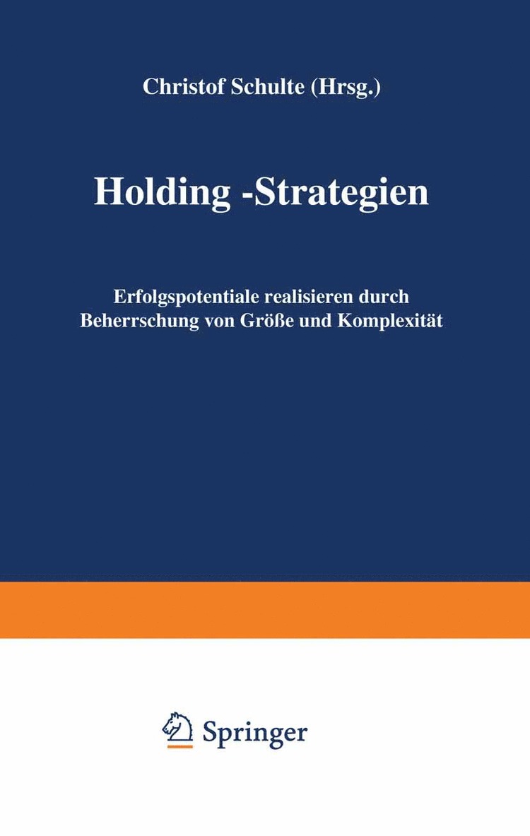 Christof Schulte - Holding-Strategien, Häftad
