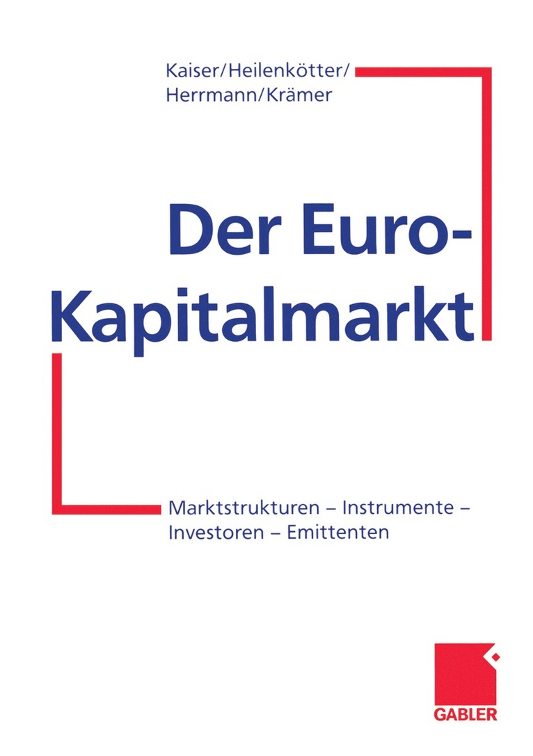 Der Euro-Kapitalmarkt 1