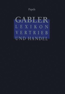 bokomslag Gabler Lexikon Vertrieb und Handel