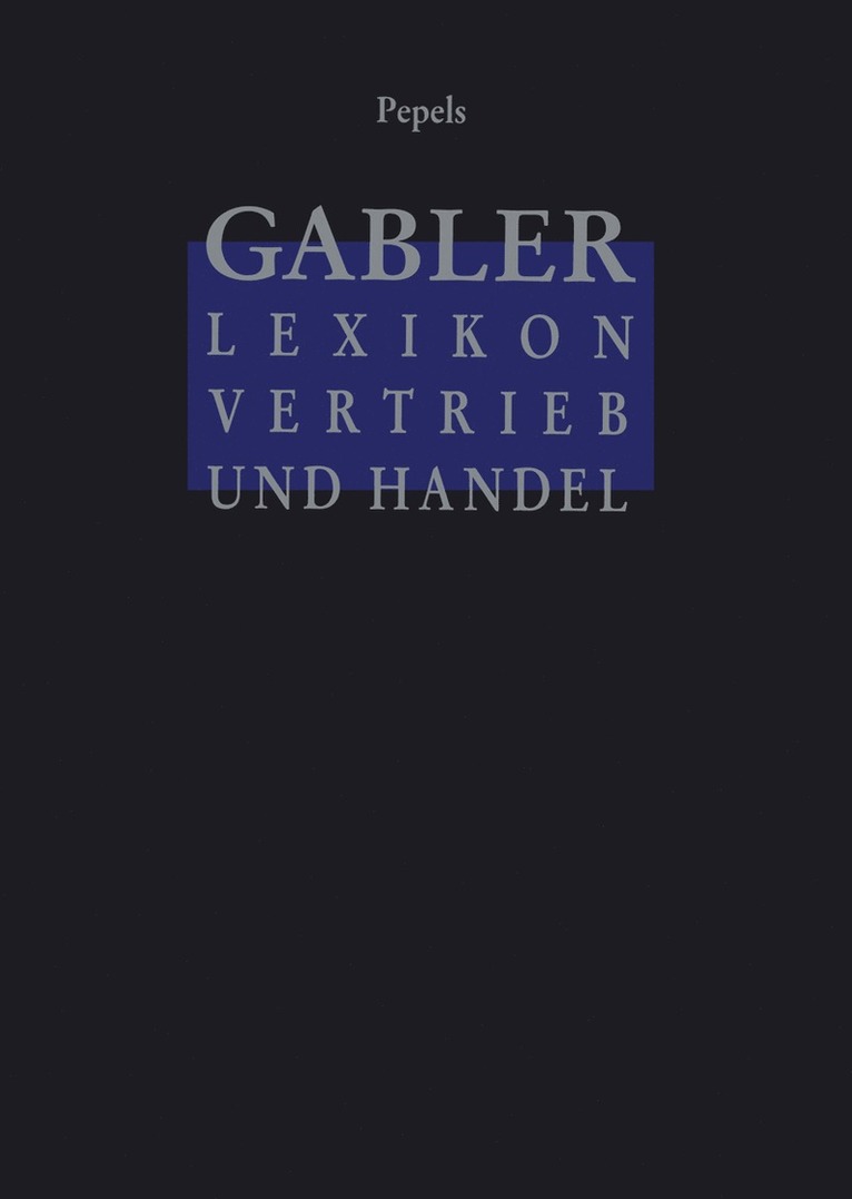 Gabler Lexikon Vertrieb und Handel