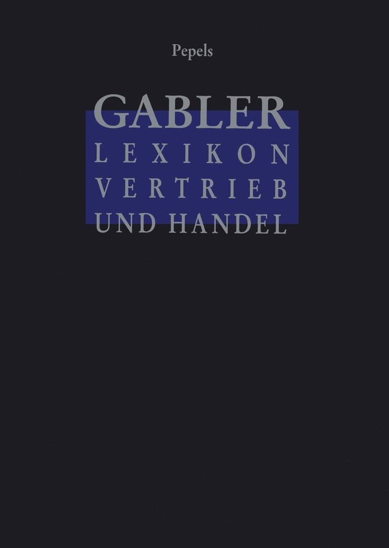 Gabler Lexikon Vertrieb und Handel 1