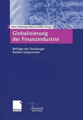 bokomslag Globalisierung der Finanzindustrie