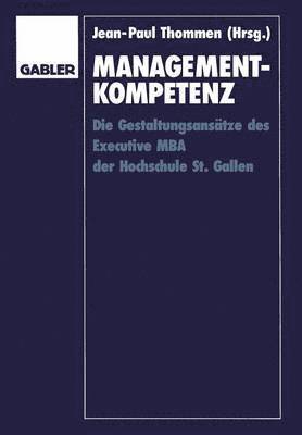 Jean-Paul Thommen - Management-Kompetenz, Häftad