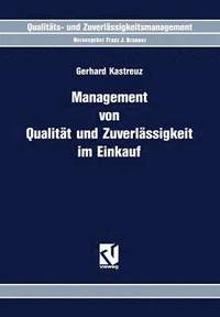 bokomslag Management von Qualität und Zuverlässigkeit im Einkauf