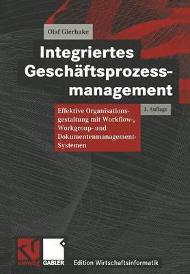 bokomslag Integriertes Geschftsprozessmanagement