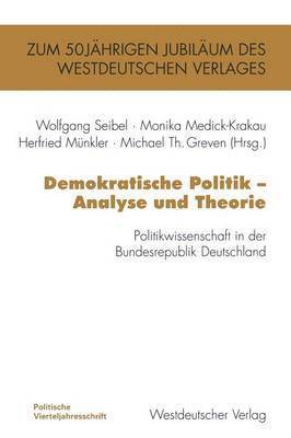 Demokratische Politik  Analyse und Theorie 1