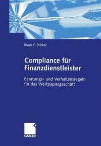 bokomslag Compliance fr Finanzdienstleister