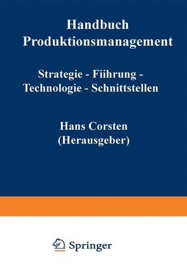 bokomslag Handbuch Produktionsmanagement