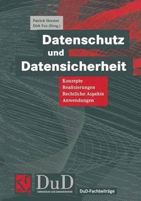 bokomslag Datenschutz und Datensicherheit