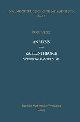 Analysis und Zahlentheorie 1