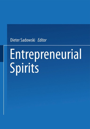 bokomslag Entrepreneurial Spirits