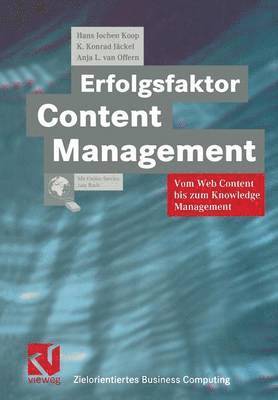 bokomslag Erfolgsfaktor Content Management