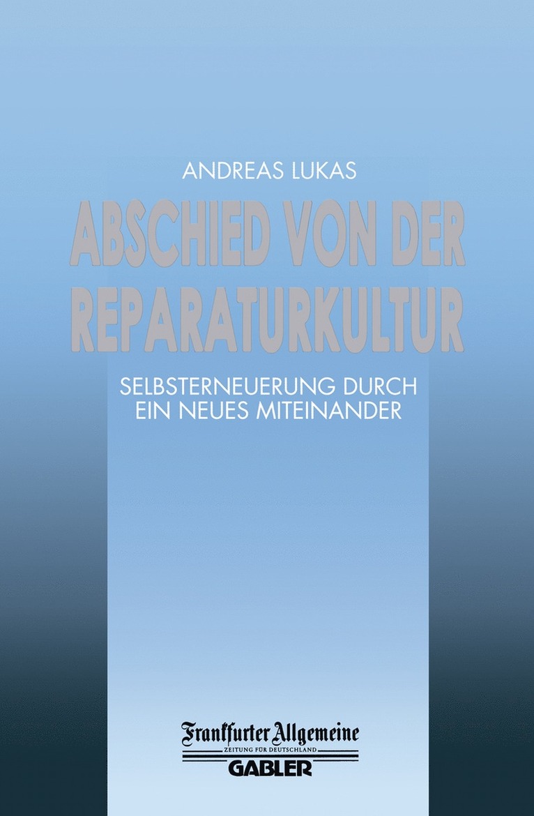 Abschied von der Reparaturkultur