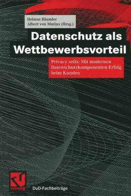 bokomslag Datenschutz als Wettbewerbsvorteil