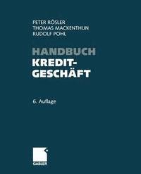 bokomslag Handbuch Kreditgeschft