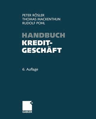 Handbuch Kreditgeschäft 1