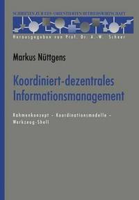 bokomslag Koordiniert-dezentrales Informationsmanagement