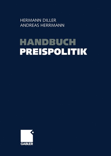 bokomslag Handbuch Preispolitik