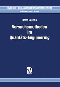 bokomslag Versuchsmethoden im Qualitts-Engineering