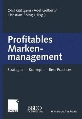 bokomslag Profitables Markenmanagement