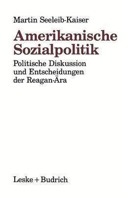 bokomslag Amerikanische Sozialpolitik