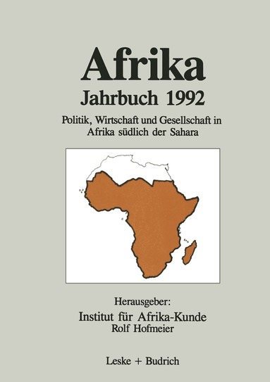 Institut für Afrika-Kunde - Afrika Jahrbuch 1992, Häftad