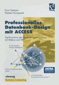 bokomslag Professionelles Datenbank-Design mit ACCESS