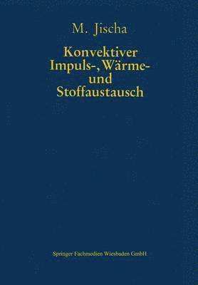 bokomslag Konvektiver Impuls-, Wrme- und Stoffaustausch