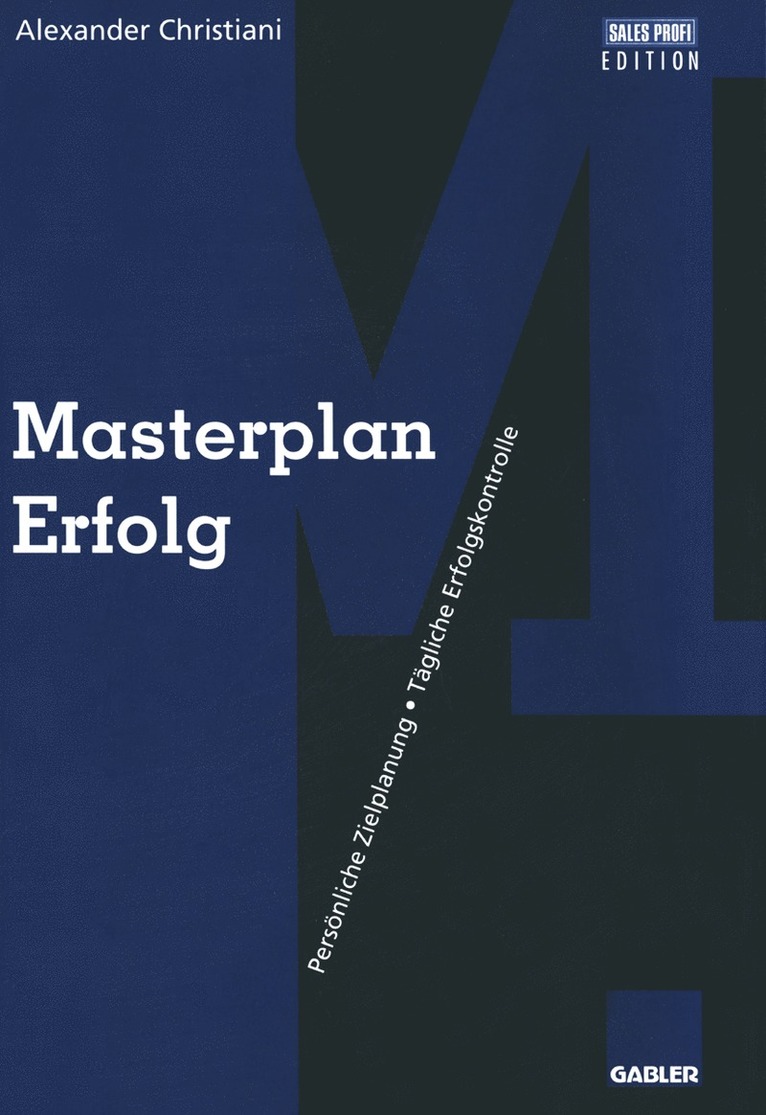 Alexander Christiani - Masterplan Erfolg, Häftad