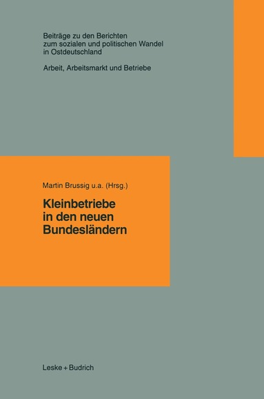 Martin u.a. Brussig - Kleinbetriebe in den neuen Bundesländern, Häftad
