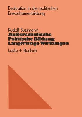 bokomslag Auerschulische Politische Bildung: Langfristige Wirkungen