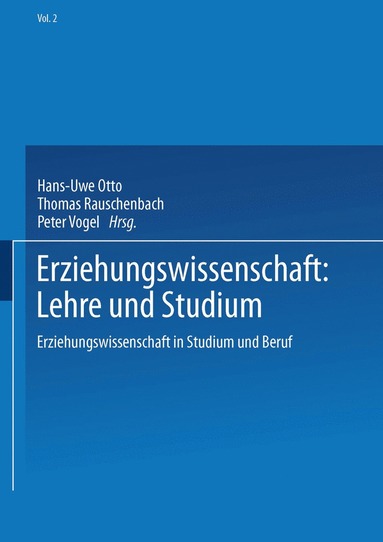 bokomslag Erziehungswissenschaft: Lehre und Studium