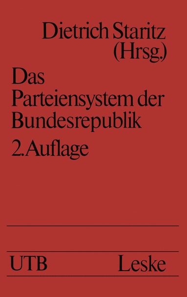 bokomslag Das Parteiensystem der Bundesrepublik