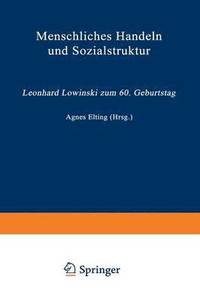 bokomslag Menschliches Handeln und Sozialstruktur