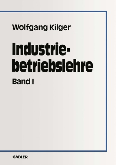 bokomslag Industriebetriebslehre