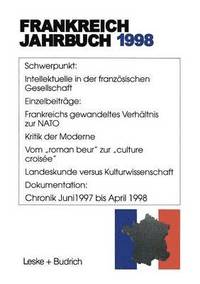bokomslag Frankreich-Jahrbuch 1998