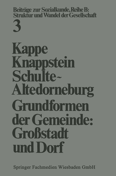 Dieter Kappe - Grundformen der Gemeinde, Häftad