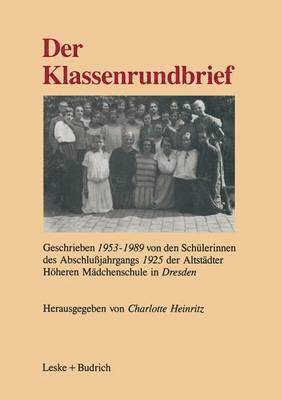 Der Klassenrundbrief 1