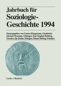 bokomslag Jahrbuch fr Soziologiegeschichte 1994