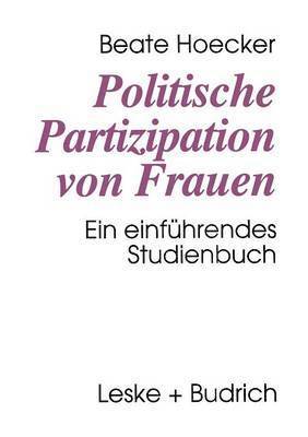 bokomslag Politische Partizipation von Frauen